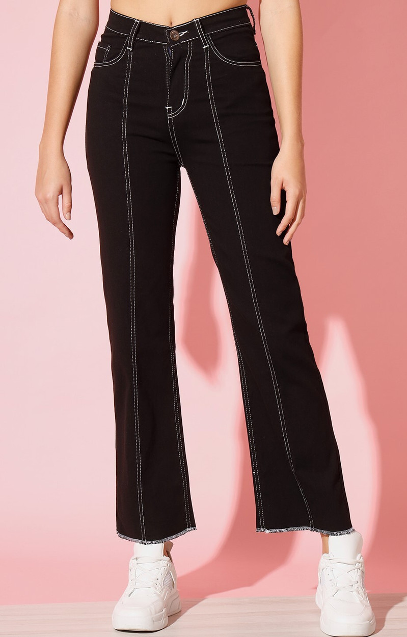Black outlet jeans flipkart