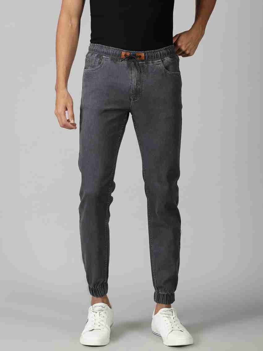 Grey jogger jeans sales