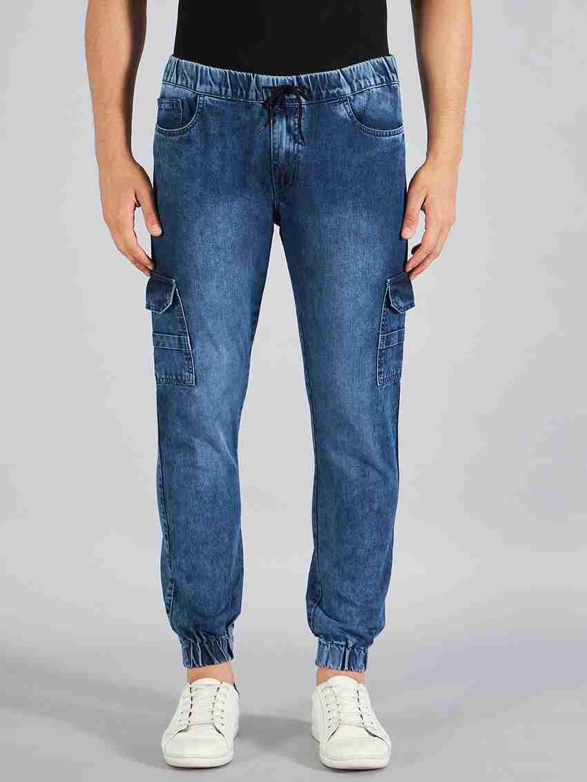 Mens denim jogger pants sales