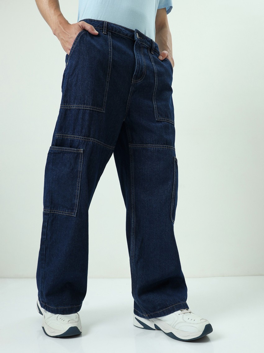 BEWAKOOF Flared Men Blue Jeans - Buy BEWAKOOF Flared Men Blue Jeans Online  at Best Prices in India