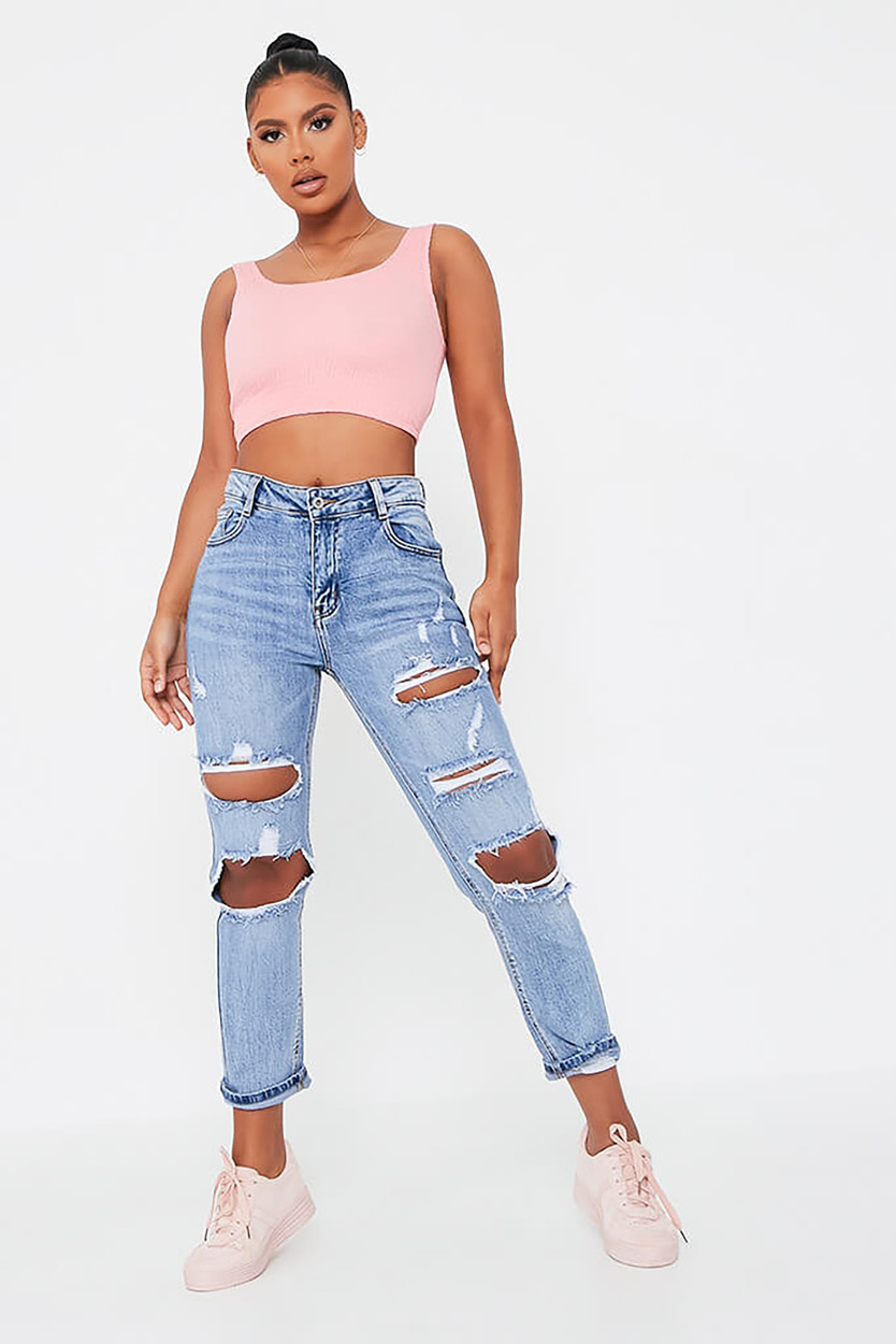I Saw It First Slim Women Blue Jeans Buy I Saw It First Slim