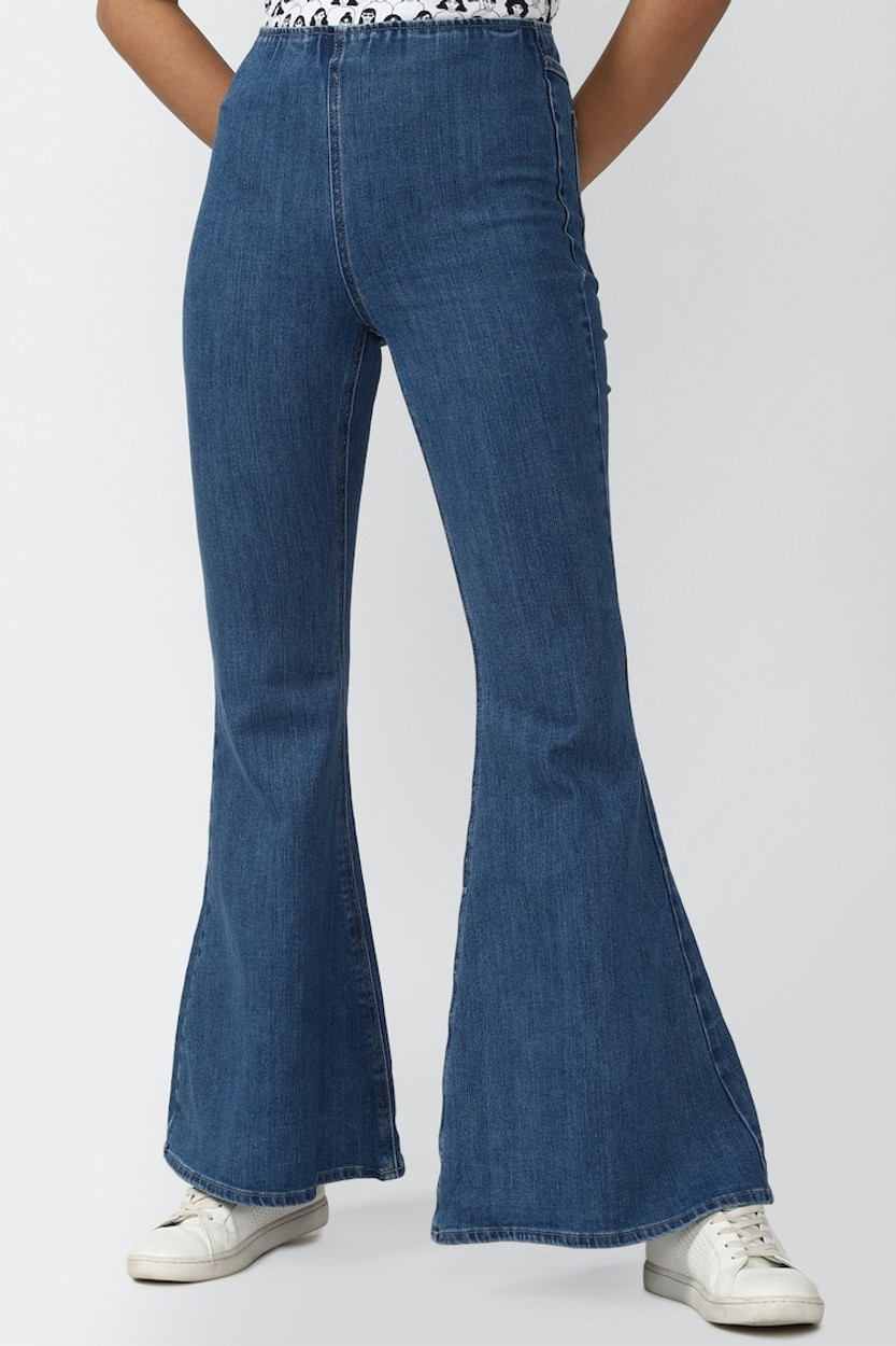 FOREVER 21 Regular Women Blue Jeans Buy FOREVER 21 Regular Women