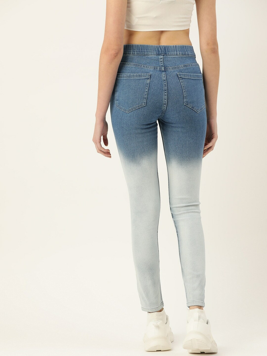 Dressberry Blue Jegging Price in India Buy Dressberry Blue
