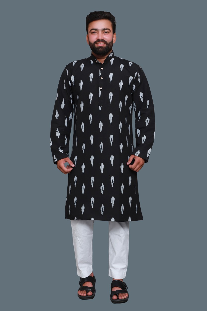 Black 2024 kurta flipkart