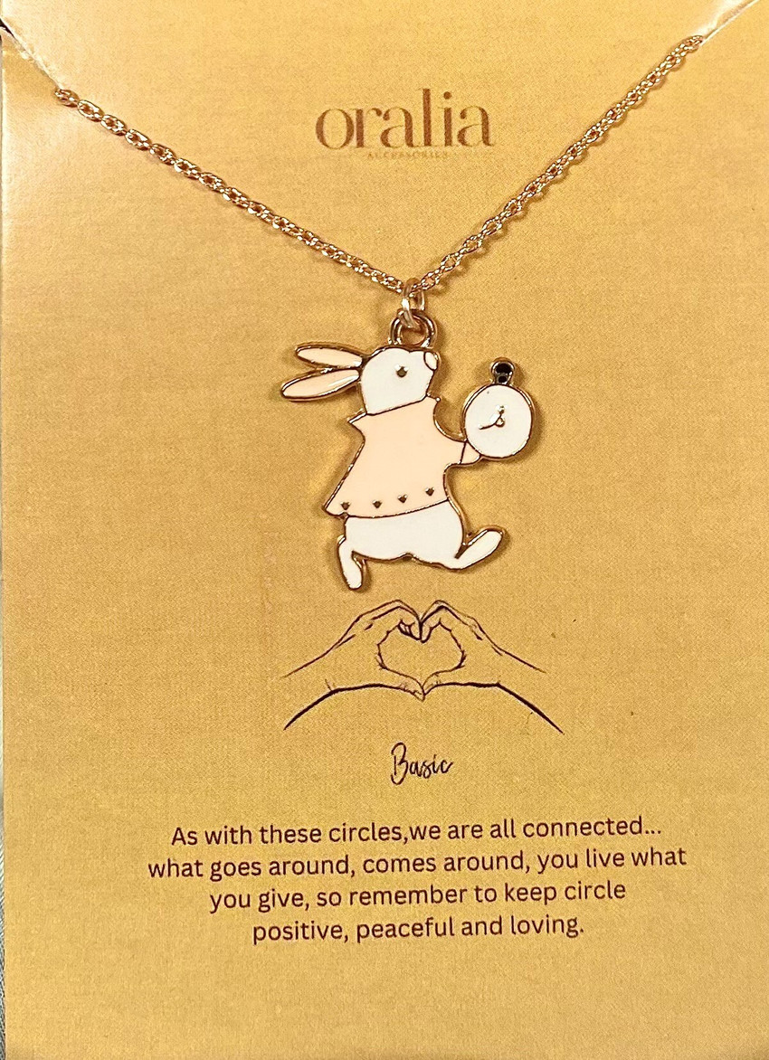 Rabbit discount charm necklace