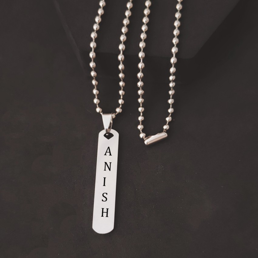 Mens chain store with engraving