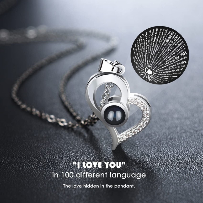 The 100 i love you clearance necklace