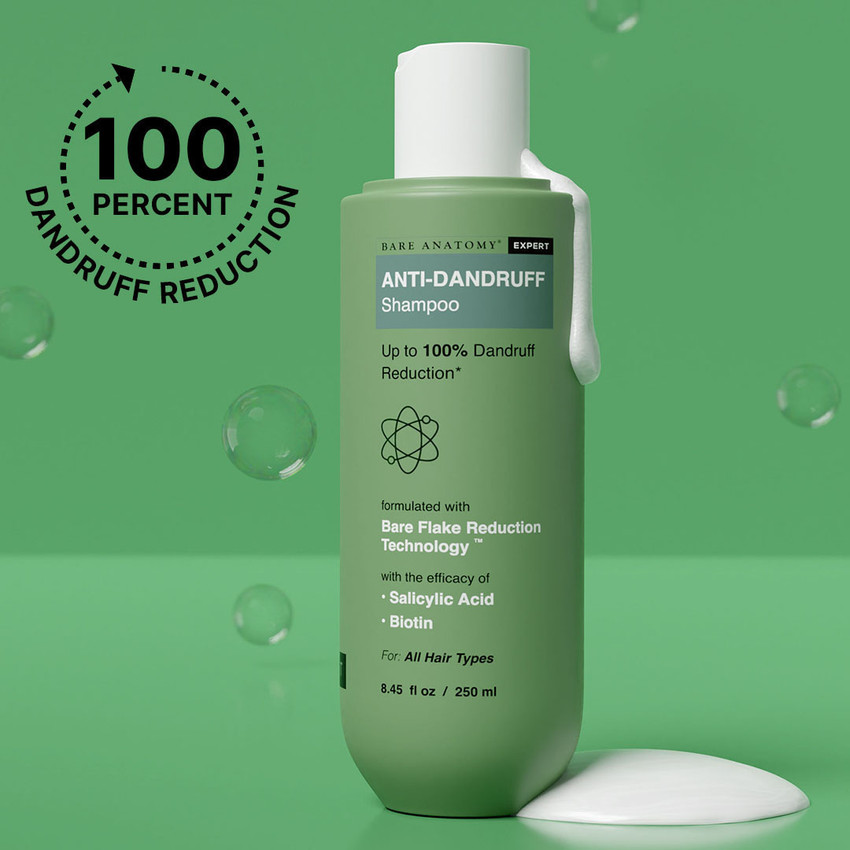 BARE ANATOMY Anti Dandruff Shampoo Strengthens Hair with Salicylic Acid Biotin Price in India Buy BARE ANATOMY Anti Dandruff Shampoo Strengthens Hair with Salicylic Acid Biotin Online In India