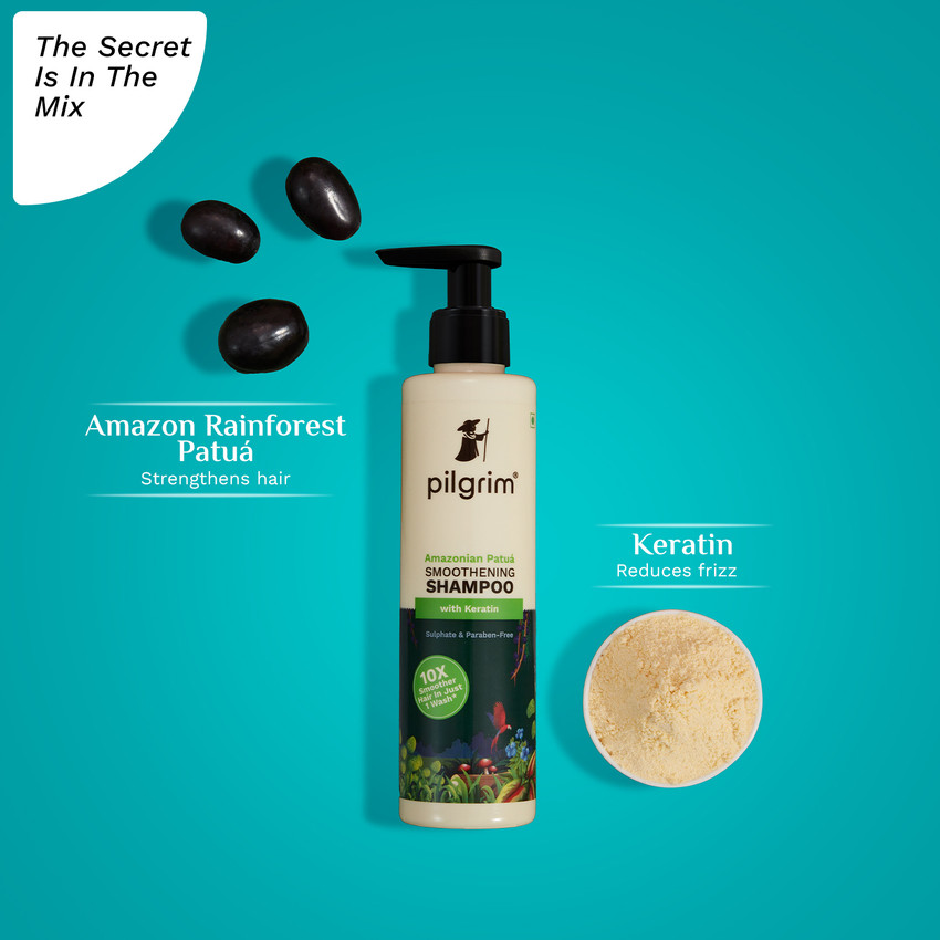 Pilgrim Patua 10X Keratin Hair Smoothening Shampoo For Dry Frizzy Hair Price in India Buy Pilgrim Patua 10X Keratin Hair Smoothening Shampoo For Dry Frizzy Hair Online In India