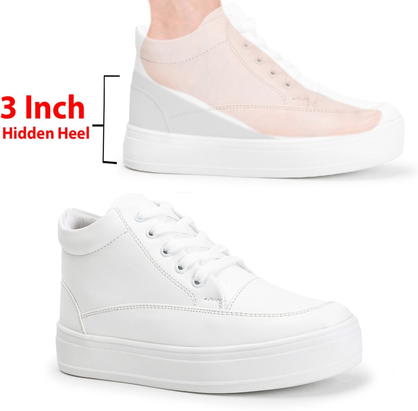 VENDOZ 3 INCH HEIGHT INCREASE WITH HIDDEN HEEL Sneakers For Women Buy VENDOZ 3 INCH HEIGHT INCREASE WITH HIDDEN HEEL Sneakers For Women Online at Best Price Shop Online for