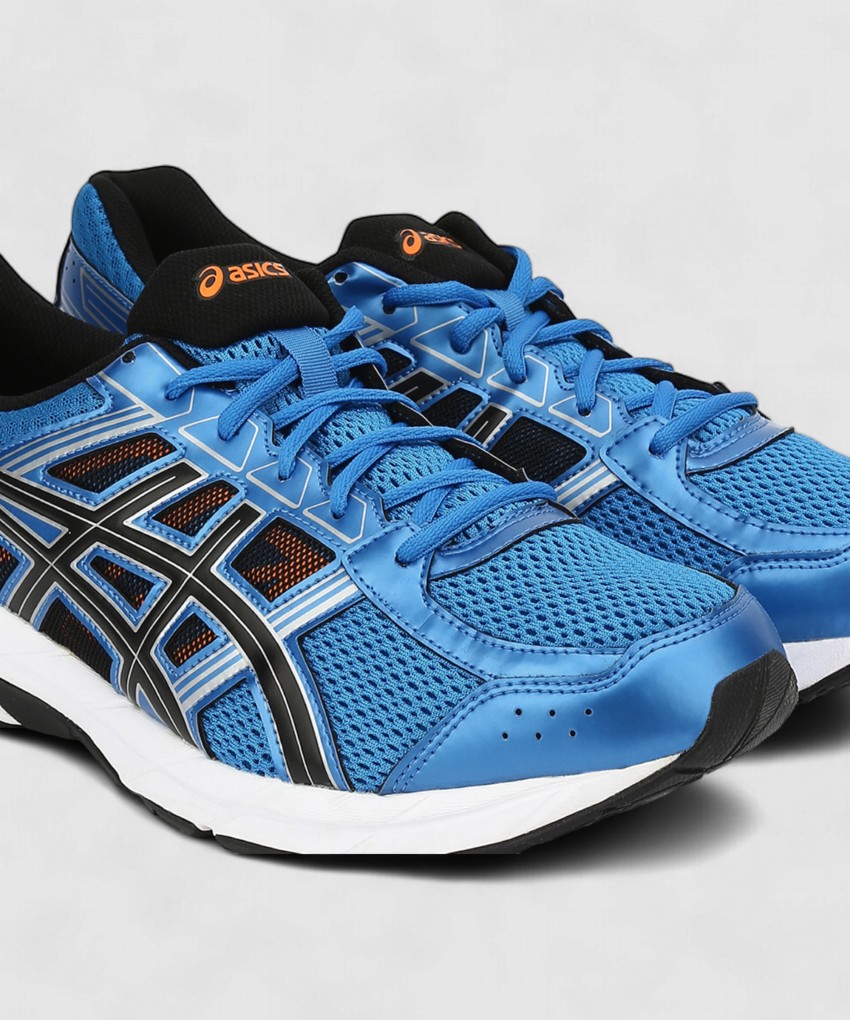 Asics GEL CONTEND 4B Running Shoes For Men Buy DIRECTOIRE BLUE BLACK HOT ORANGE Color Asics GEL CONTEND 4B Running Shoes For Men Online at Best Price Shop Online for Footwears in India