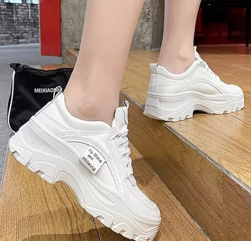 White shoes korean cheap