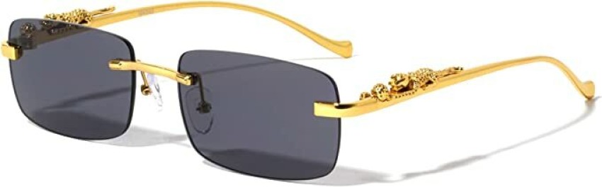 Buy Sunglasses,Black MC STAN Rectangular Sunglasses For Unisex - Lowest  price in India