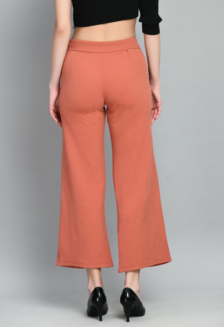 Buy Pink Trousers & Pants for Women by IUGA Online