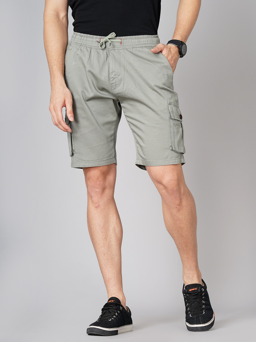 Mens grey 2025 cargo shorts