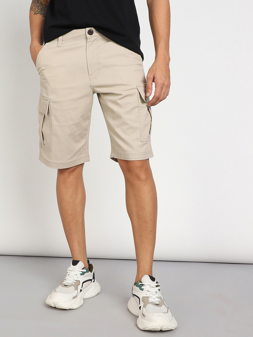 LEE Solid Men Beige Cargo Shorts Buy LEE Solid Men Beige Cargo Shorts Online at Best Prices in India Flipkart