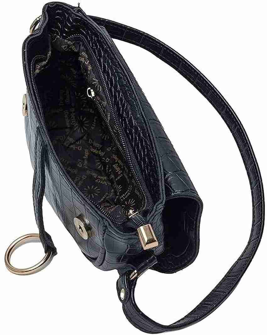LIZIQI Black Sling Bag Stylish Trendy Branded Black Sling bag for women Black Side Bags for girls Black Price in India Flipkart