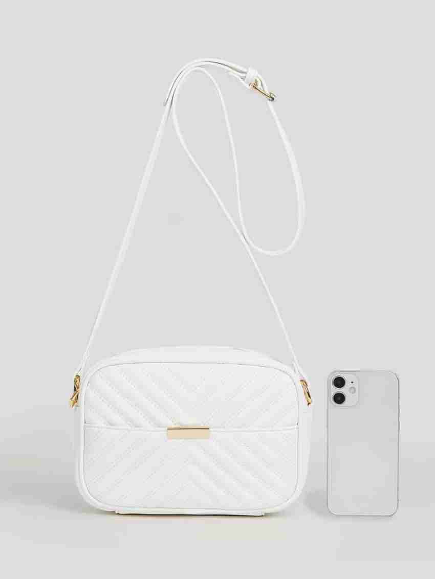 SIMPLEGALS White Sling Bag Sling Bag for Girls/Womens|Stylish Side Shoulder  Crossbody Bags For Girls