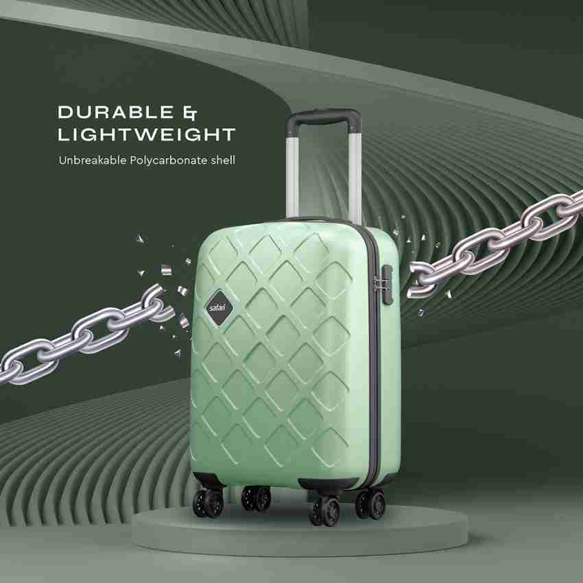 SAFARI Mosaic 55 Cabin Suitcase 4 Wheels 22 Inches Jade Green Price in India Flipkart