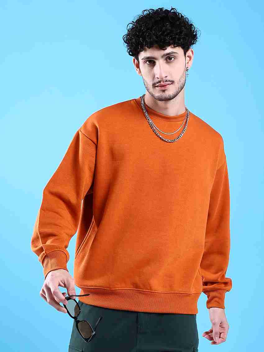 Orange 2025 sweatshirt mens