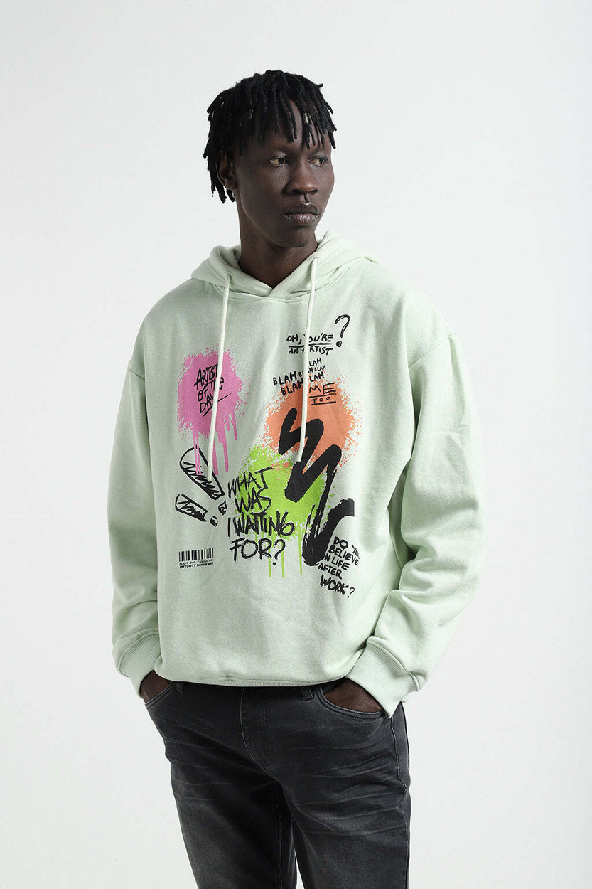 BOYCOTT DENIM Full Sleeve Printed Men Sweatshirt Buy BOYCOTT