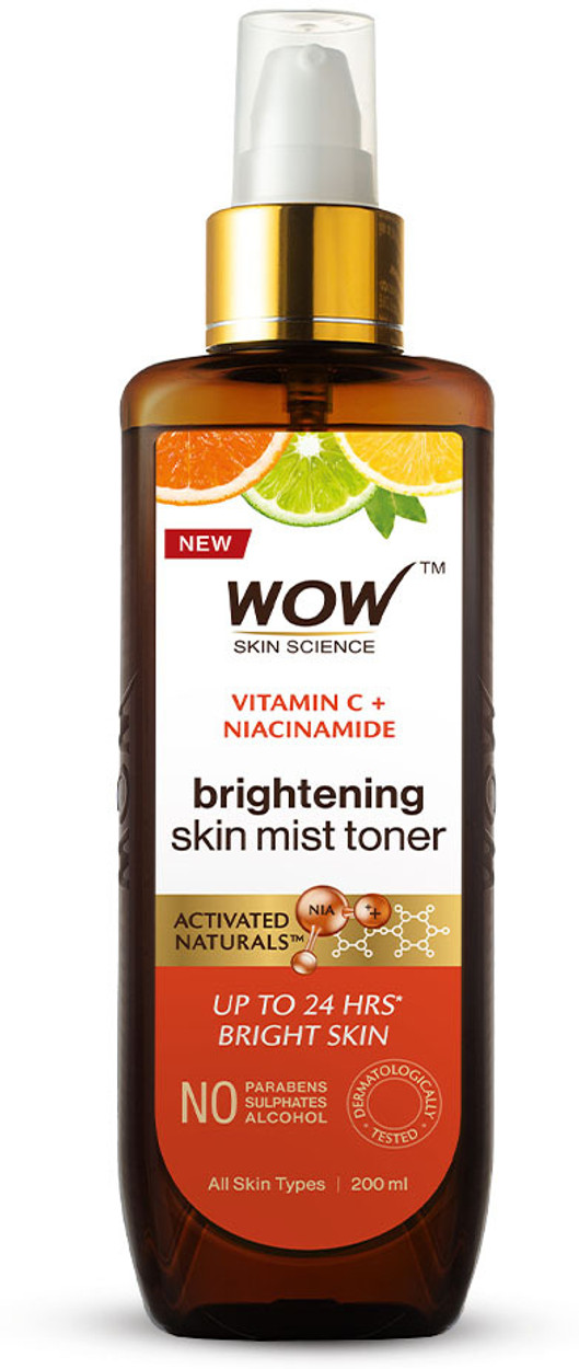 WOW SKIN SCIENCE Vitamin C Skin Mist Toner Men Women Price in India Buy WOW SKIN SCIENCE Vitamin C Skin Mist Toner Men Women Online In India Reviews Ratings