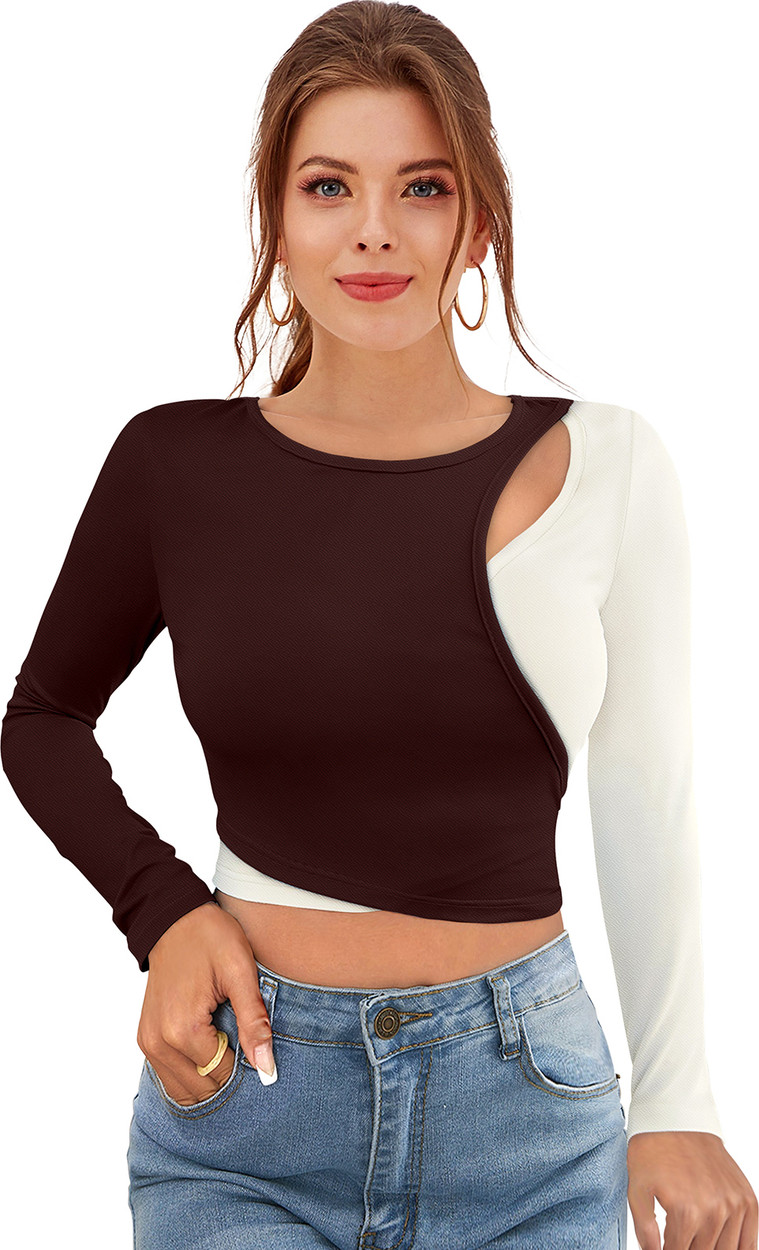 full sleeve crop top flipkart