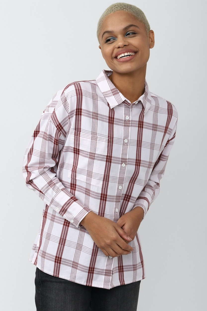 Forever 21 shop checkered top