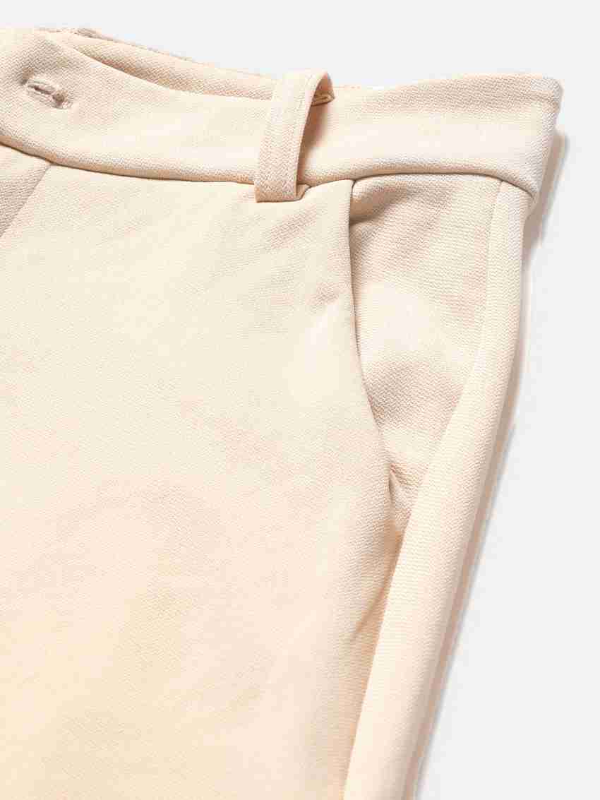 KOTTY Regular Fit Women Beige Trousers - Buy KOTTY Regular Fit Women Beige  Trousers Online at Best Prices in India