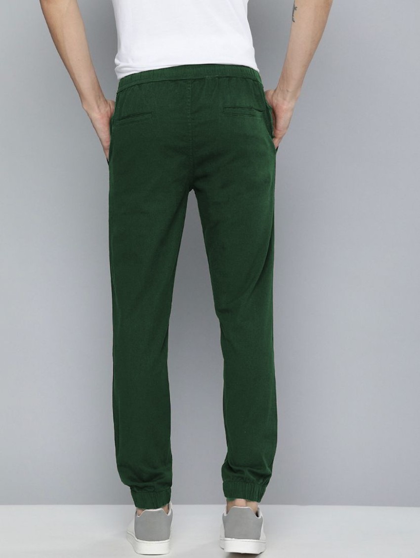 KK Garment Slim Fit Men Dark Green Trousers  Buy KK Garment Slim Fit Men  Dark Green Trousers Online at Best Prices in India  Flipkartcom