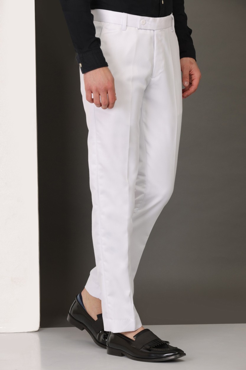 Buy Louis Philippe White Trousers Online  680599  Louis Philippe