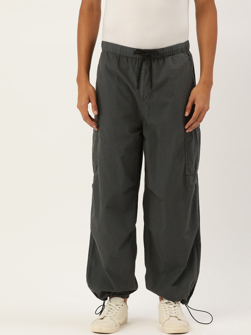 Buy Dark grey Trousers & Pants for Women by BENE KLEED Online