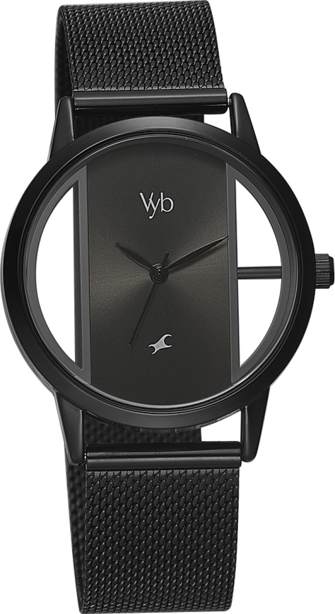 Fastrack Vyb Runway Black Dial Strap Analog Watch For Women Buy Fastrack Vyb Runway Black Dial Strap Analog Watch For Women FV60019NM01W Online at Best Prices in