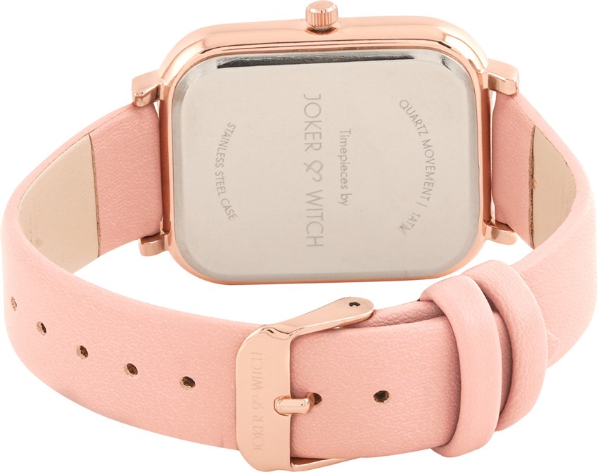 Joker & Witch Hope Blush Pink Strap Analogue Watch (Pink) At Nykaa, Best Beauty Products Online