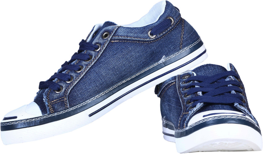 Buy Blue Color LANCER Canvas Shoes For 