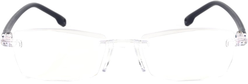 3 Pack Rimless Readers Blue Light Proof Reading Glasses Women Men Anti Glare Filter Lightweight Eyeglasses 