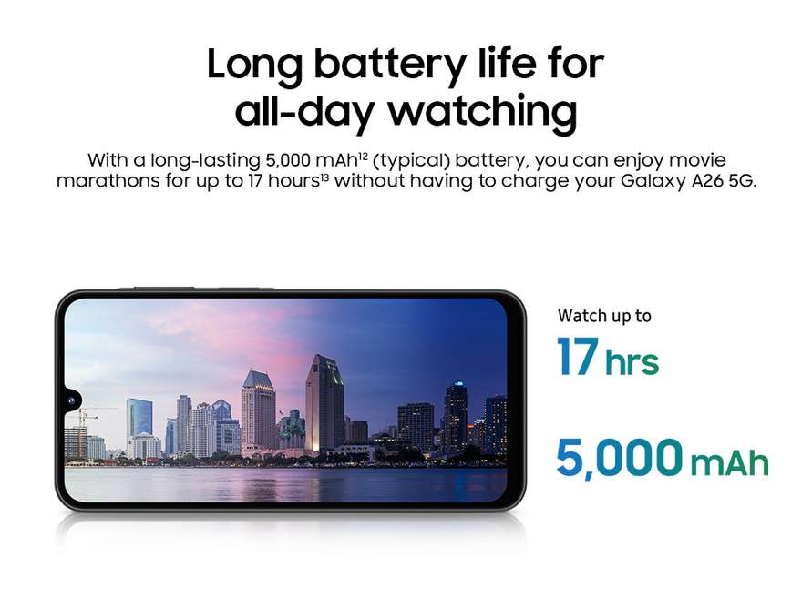 Samsung Galaxy A26 5G Mobile Phone