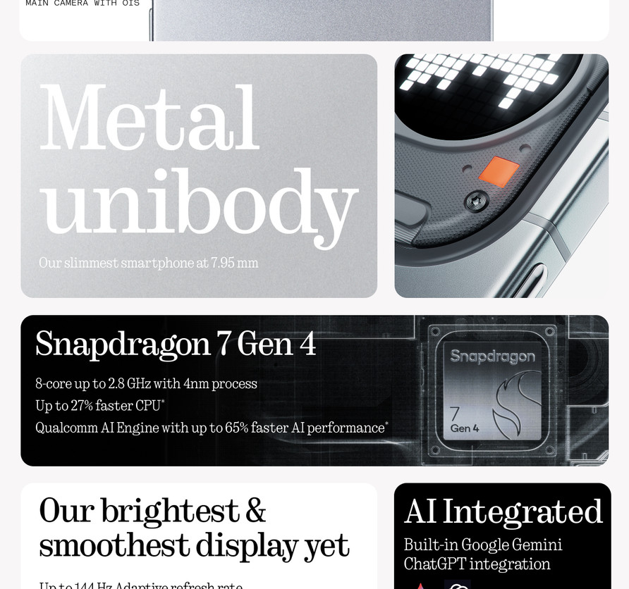 NOTHING Phone 4a Pro 5G Dual SIM 256GB, 12GB PHONE 23 NOTHING Phone 4a Pro 5G Dual SIM 256GB, 12GB PHONE 3