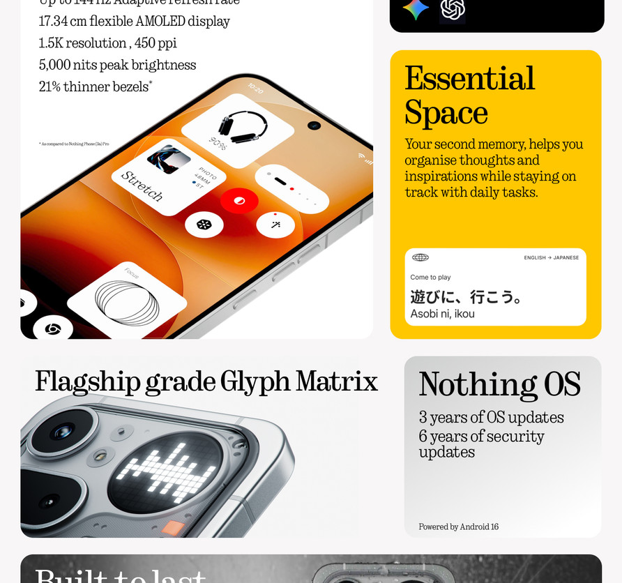 NOTHING Phone 4a Pro 5G Dual SIM 256GB, 12GB PHONE 24 NOTHING Phone 4a Pro 5G Dual SIM 256GB, 12GB PHONE 4