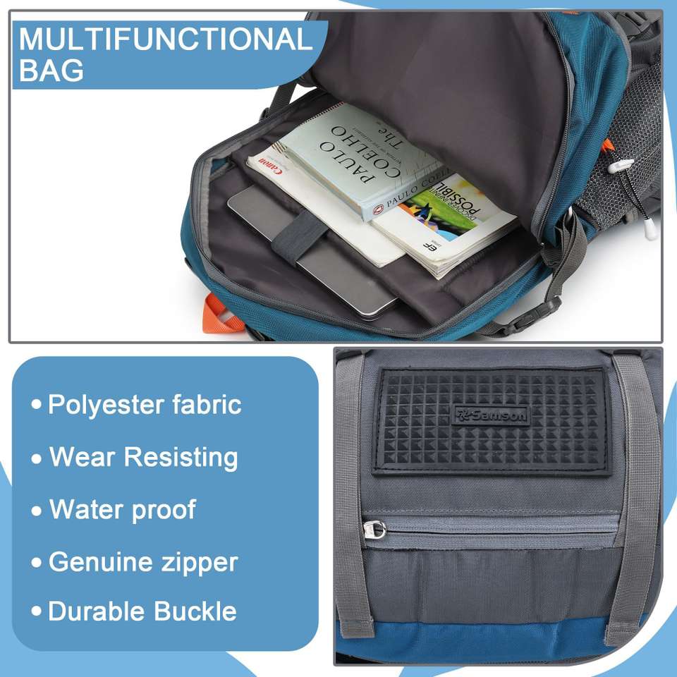 Computer Key Locations WROGN High Quality Travel bag with Rain Cover and Organizer for Unisex ...