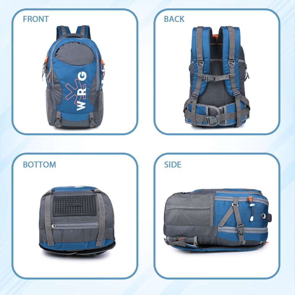 Computer Key Locations WROGN High Quality Travel bag with Rain Cover and Organizer for Unisex ...