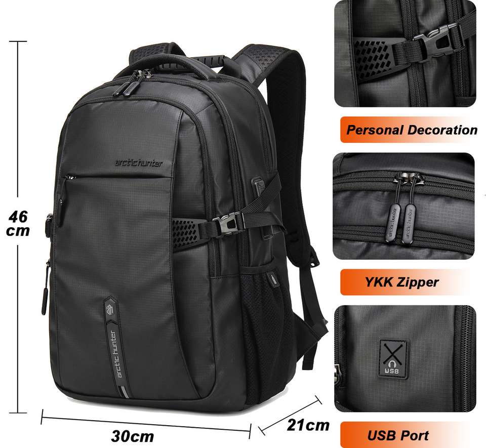 AH Arctic Hunter B00388 30 L Laptop Backpack Black - Price in India ...