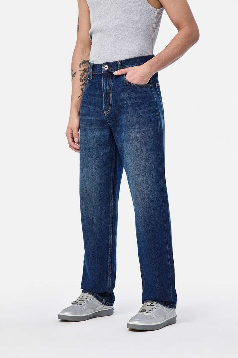 Snitch Baggy Fit Men Blue Jeans - Buy Snitch Baggy Fit Men Blue Jeans ...