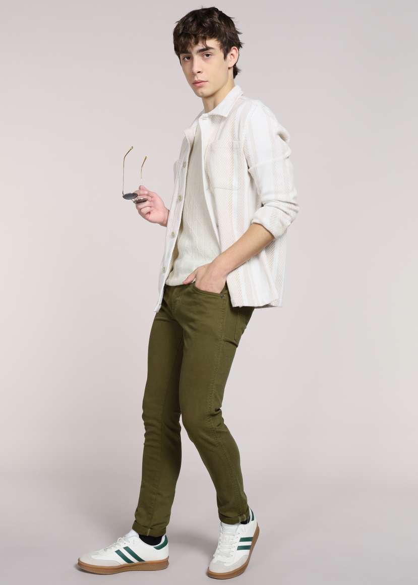 Green R Key INTEGRITI Slim Men Dark Green Jeans - Buy INTEGRITI Slim Men Dark Green ...