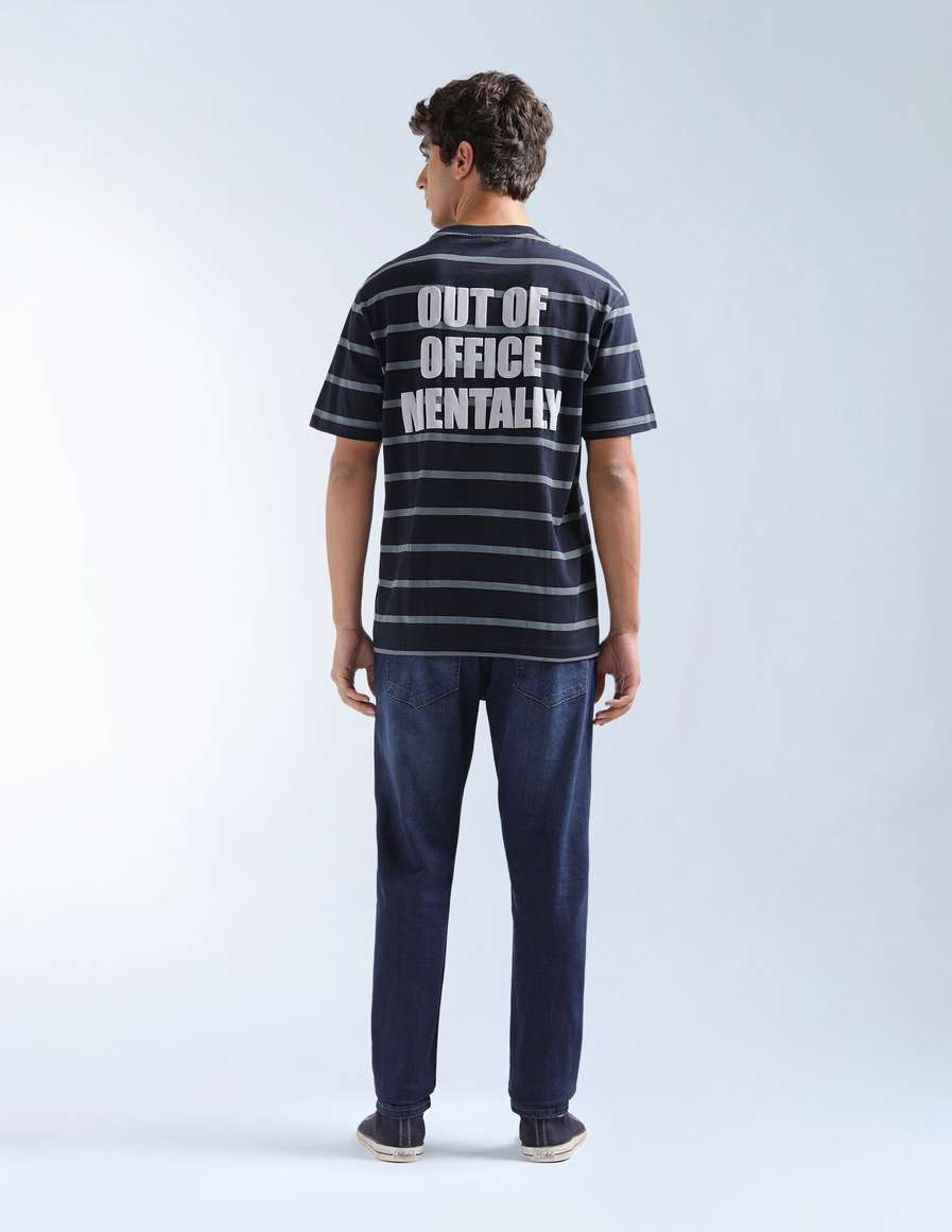 FLYING MACHINE Tapered Fit Men Blue Jeans - Buy FLYING MACHINE Tapered ...
