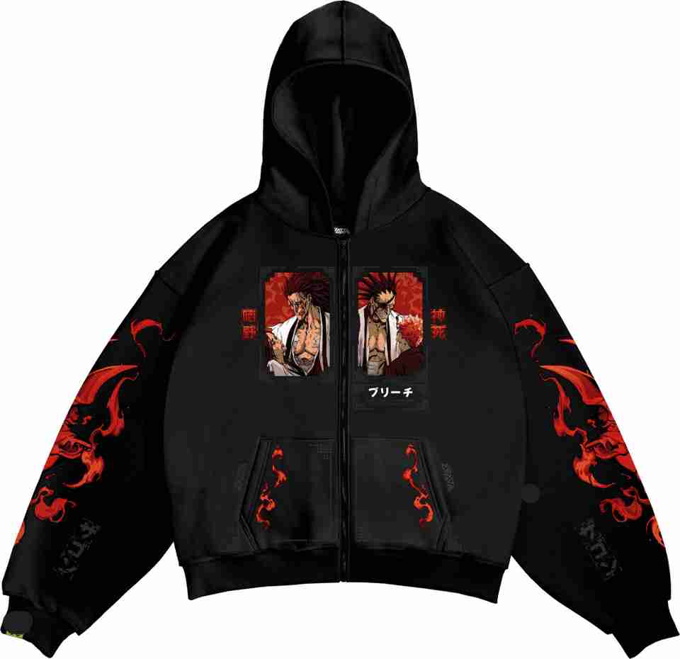 HOFFE Full Sleeve Printed Hooded Sweatshirt - Image 3