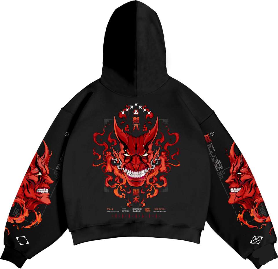 HOFFE Full Sleeve Printed Hooded Sweatshirt - Image 4