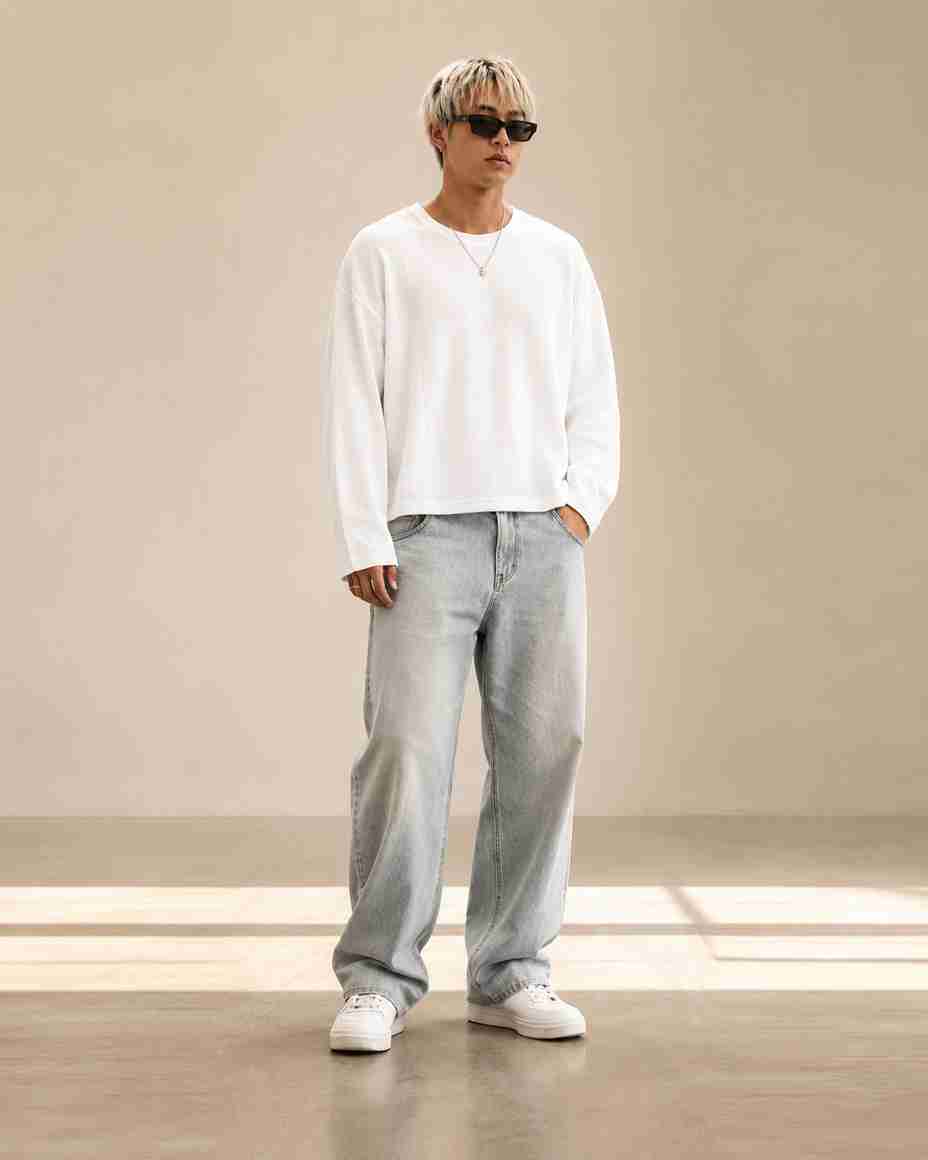 NOXEN Men Pure Cotton White T-Shirt - Image 6