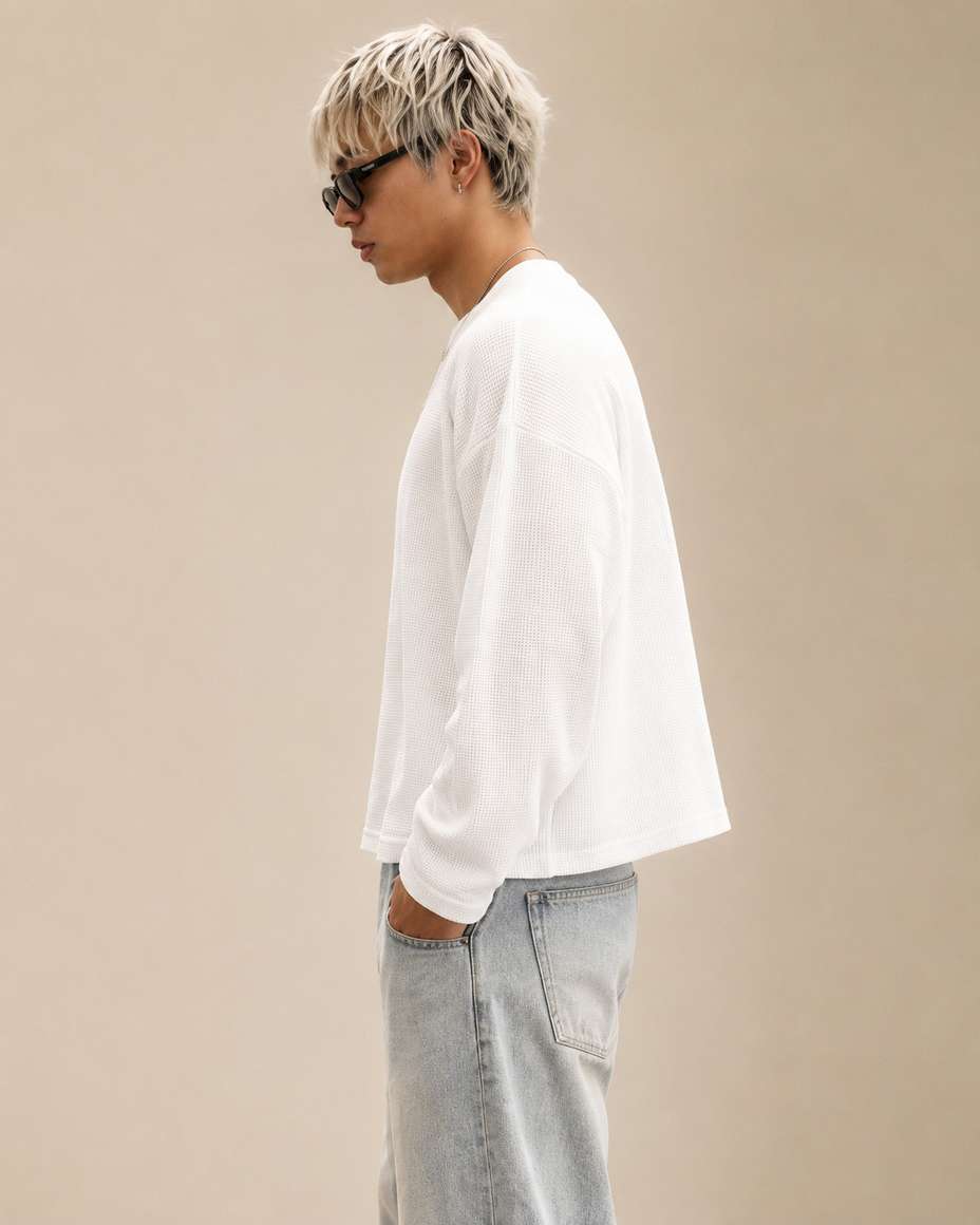 NOXEN Men Pure Cotton White T-Shirt - Image 8