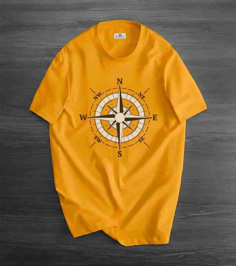 Magneto Printed Men Round Neck Yellow T-Shirt - Buy Magneto Printed Men ...